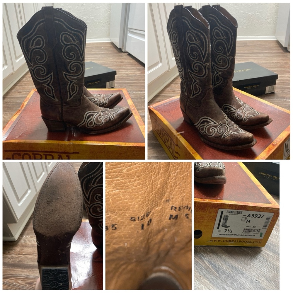Corral sniptoe boots